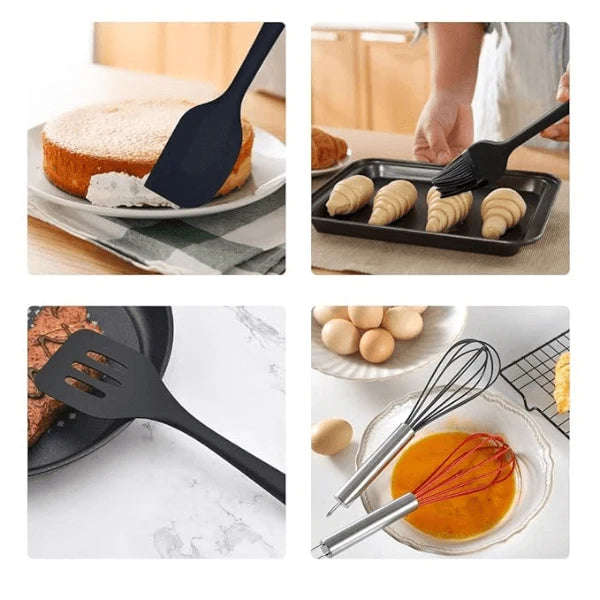 5 Piece Silicone Kitchen Utensil Set
