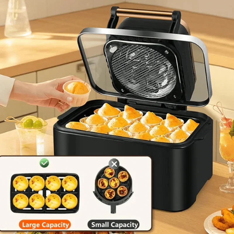 15L Compact Air Fryer Oven with Large Capacity