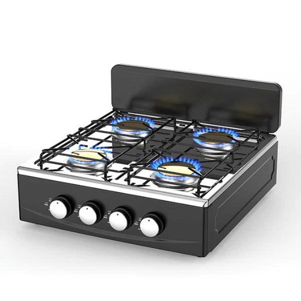 4 Burner Electric and Gas Stove