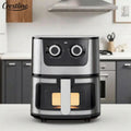 4.5L Stainless Steel Square Oil-Free Air Fryer