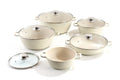 10-Piece Non-Stick Cookware Set with Glass Lids