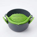 Collapsible Silicone Food Strainer Kitchen Colander