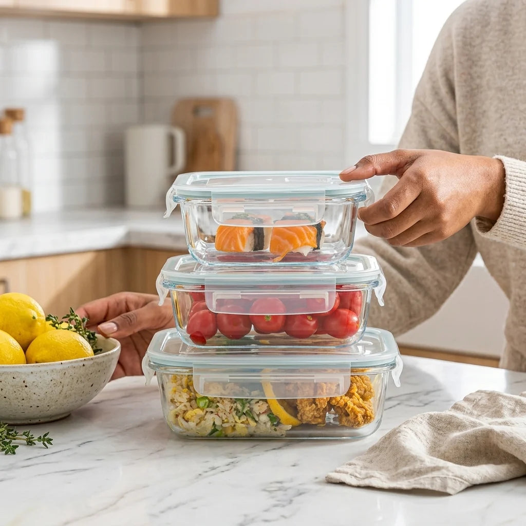 Borosilicate Glass Food Storage Containers