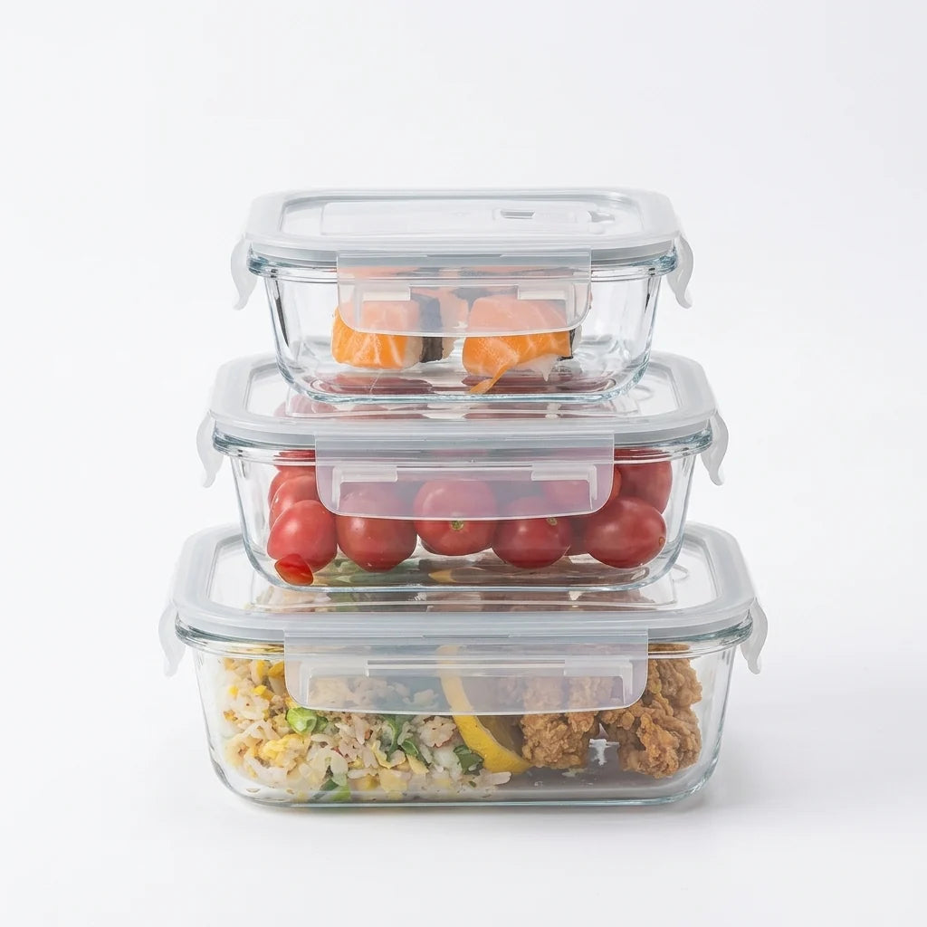 Borosilicate Glass Food Storage Containers